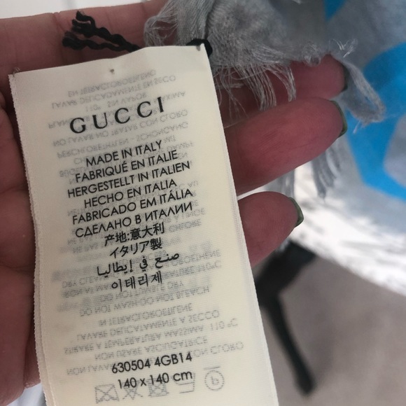 Gucci silk modal shawl NWT - Picture 9 of 9